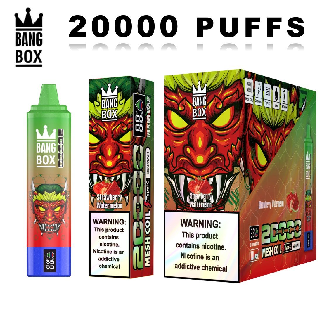 Bang Box Vape jetable 20000 Puffs 20k Vente en gros