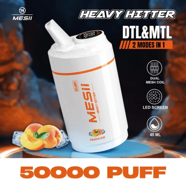 Mesii Shisha Heavy Hitter 50000 Puffs Einweg-Vape