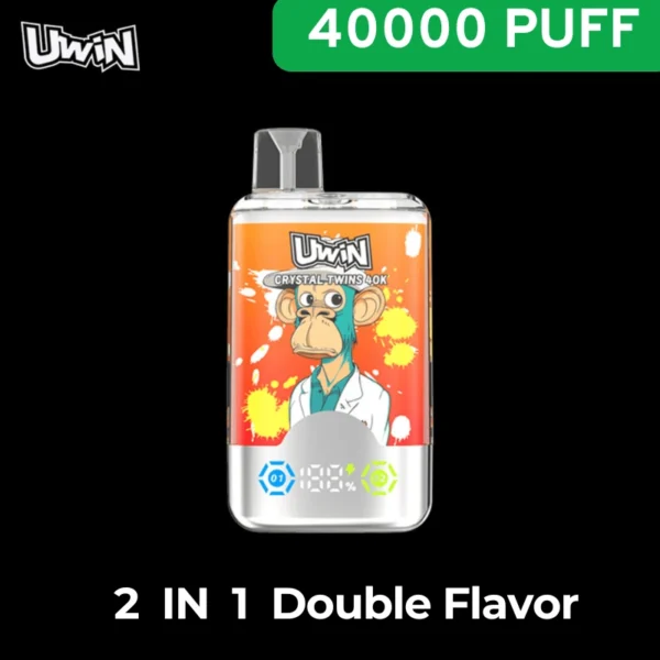 Uwin Twins Crystal 40000 Züge 40k Doppel Aroma Vape