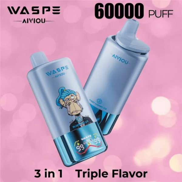 Waspe Aiviou 3 en 1 60000 Puffs Vape Jetable Bon Prix
