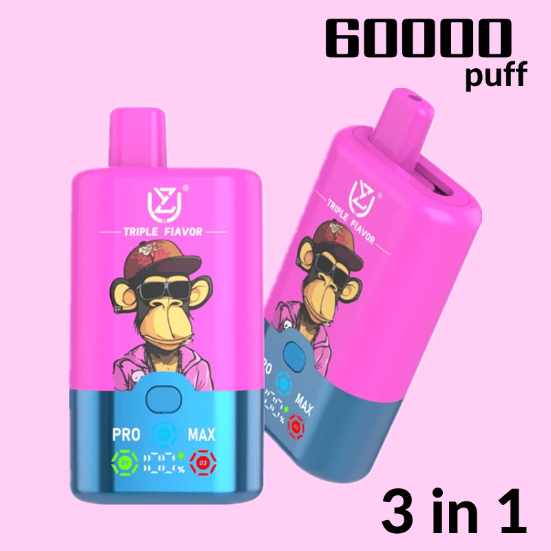 UZY Triple Flavor 60000 60K Puffs Disposable Vape