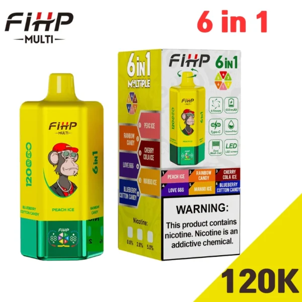 FIHP Multi 120000 puffs Original Disposable Vape
