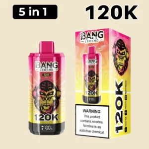 Neuestes Bang Legend 120K Zug 5-in-1 Geschmackswechsel Vape Günstiger Preis