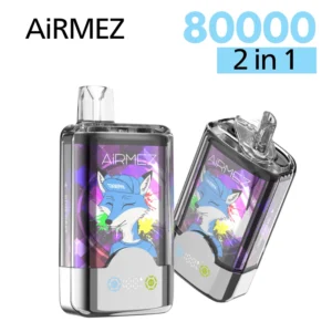 80K Puffs Double Taste LED Display Disposable Vape Airmez
