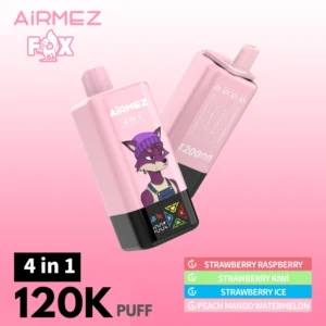 Airmez Fox Disposable Vape 120k Puffs 4 in 1 Vape