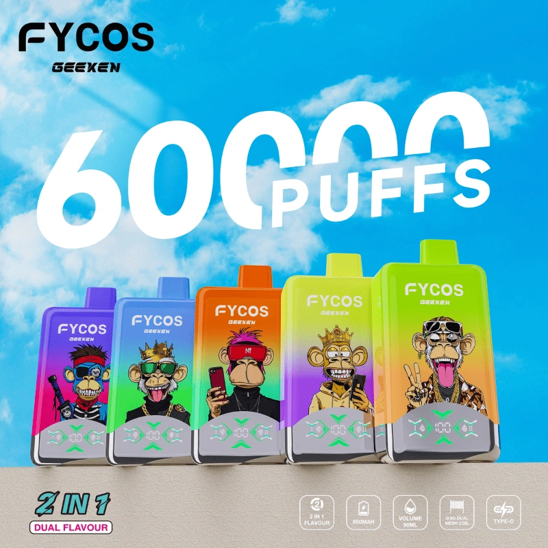 FYCOS 60K Puffs Disposable Vape with Screen