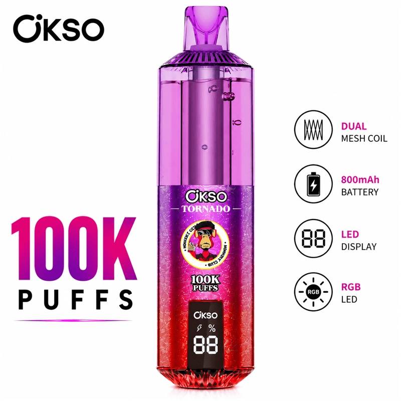 Prezzo Basso OKSO Tornado 100k Puff All'Ingrosso
