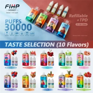 FIHP Monkey 30000 Puffs Refillable Vape
