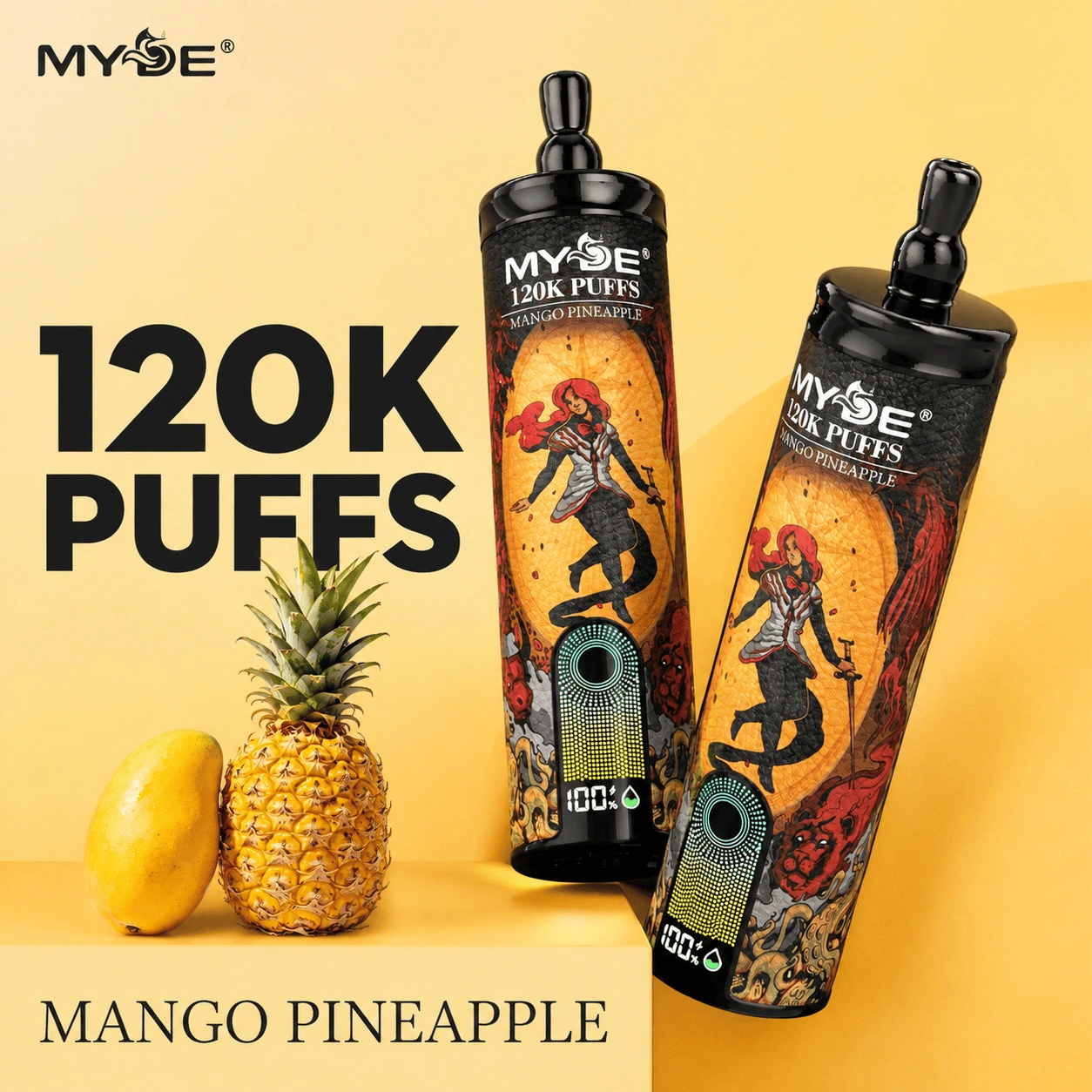 MYDE 120000 Puffs 120K Rechargeable Disposable Vapes