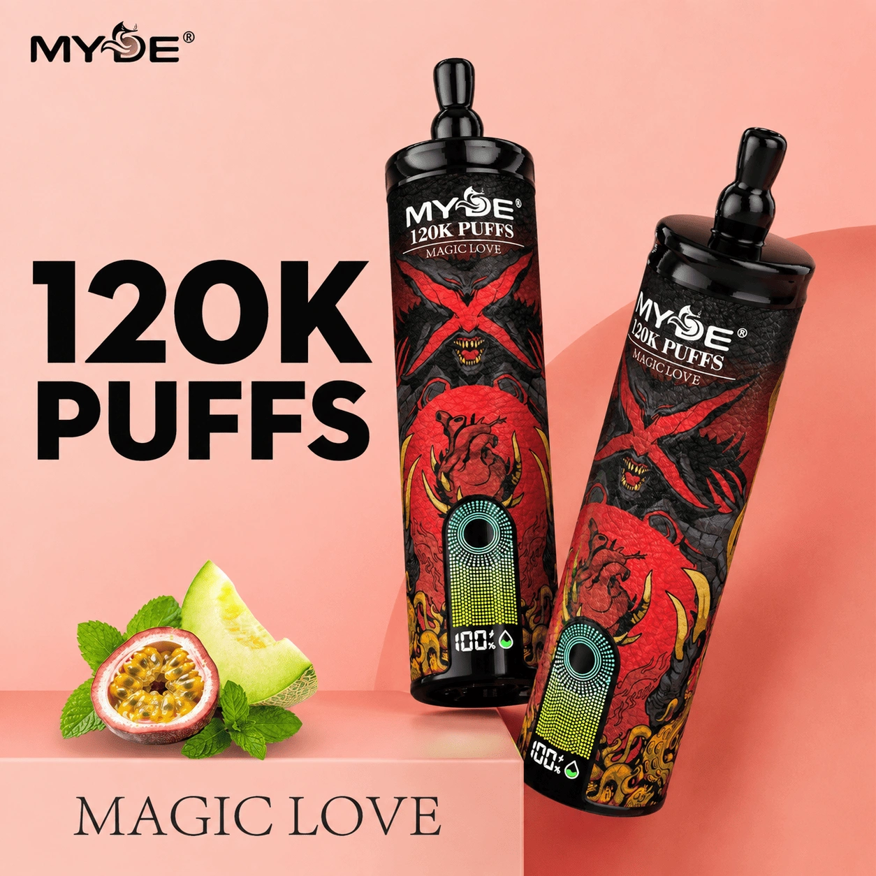 MYDE 120K Rechargeable Disposable Vapes Wholesale