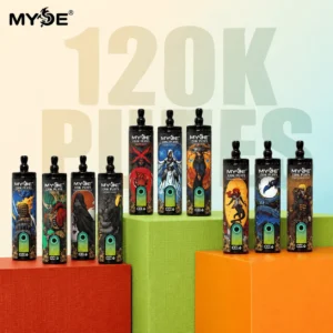 MYDE Shisha Sound 120000 120K Puffs Smart Screen Vape