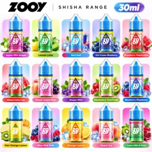ZOOY Shisha Range 30ml E-Liquid Wholesale
